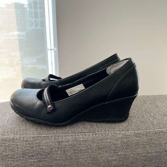 🖤 Merrell Petunia Black wedge super comfy pumps - Picture 5 of 9